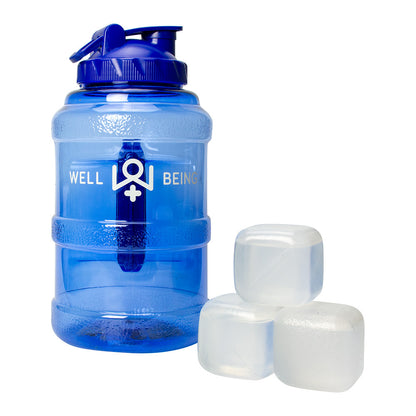 Giant Water Bottle with chill cubes