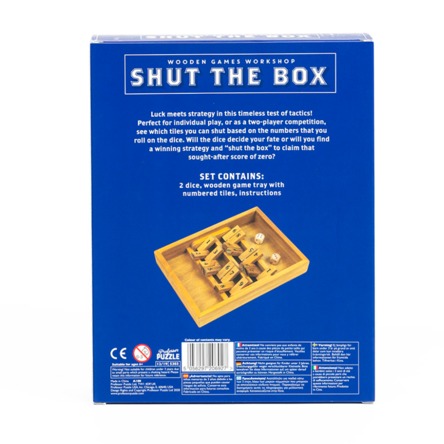 Shut The Box Game